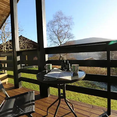 Cosy Modern Nordic Lodge W/ Loch View & Log Burner Lochearnhead Exterior photo